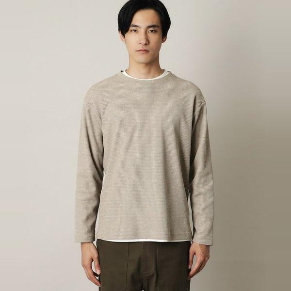 休闲纯色休闲装长袖短袖针织衫男