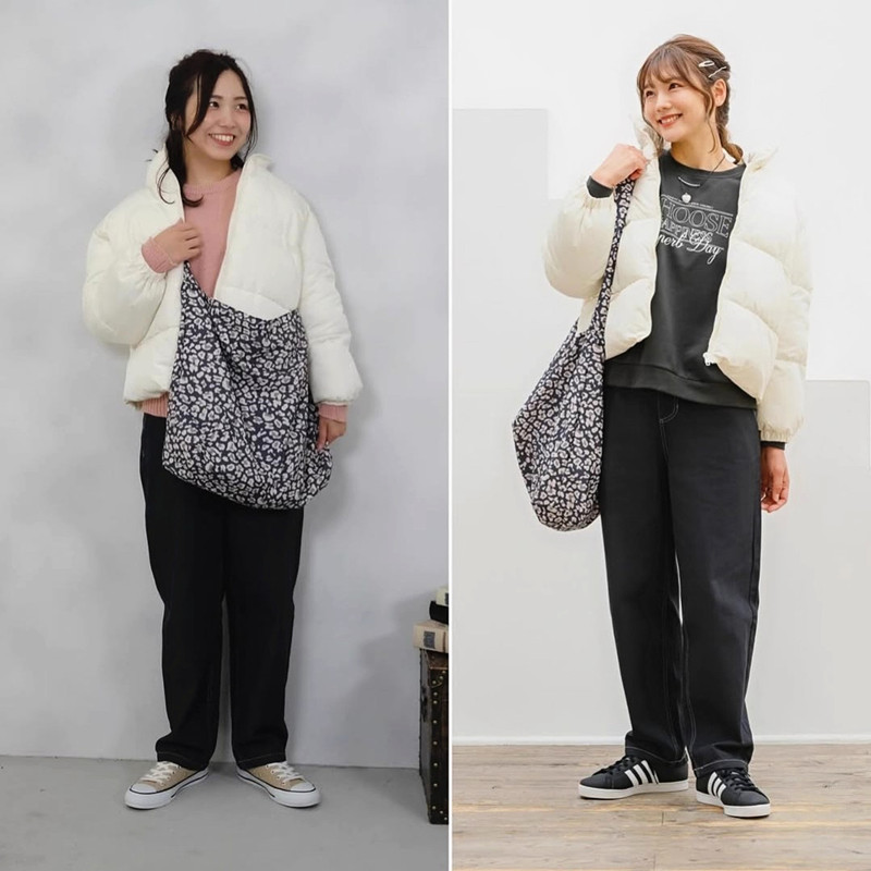 立领拉链短蓬松棉衣面包服外套女