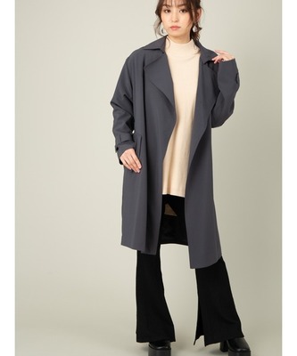 风衣外套收腰薄款中长款