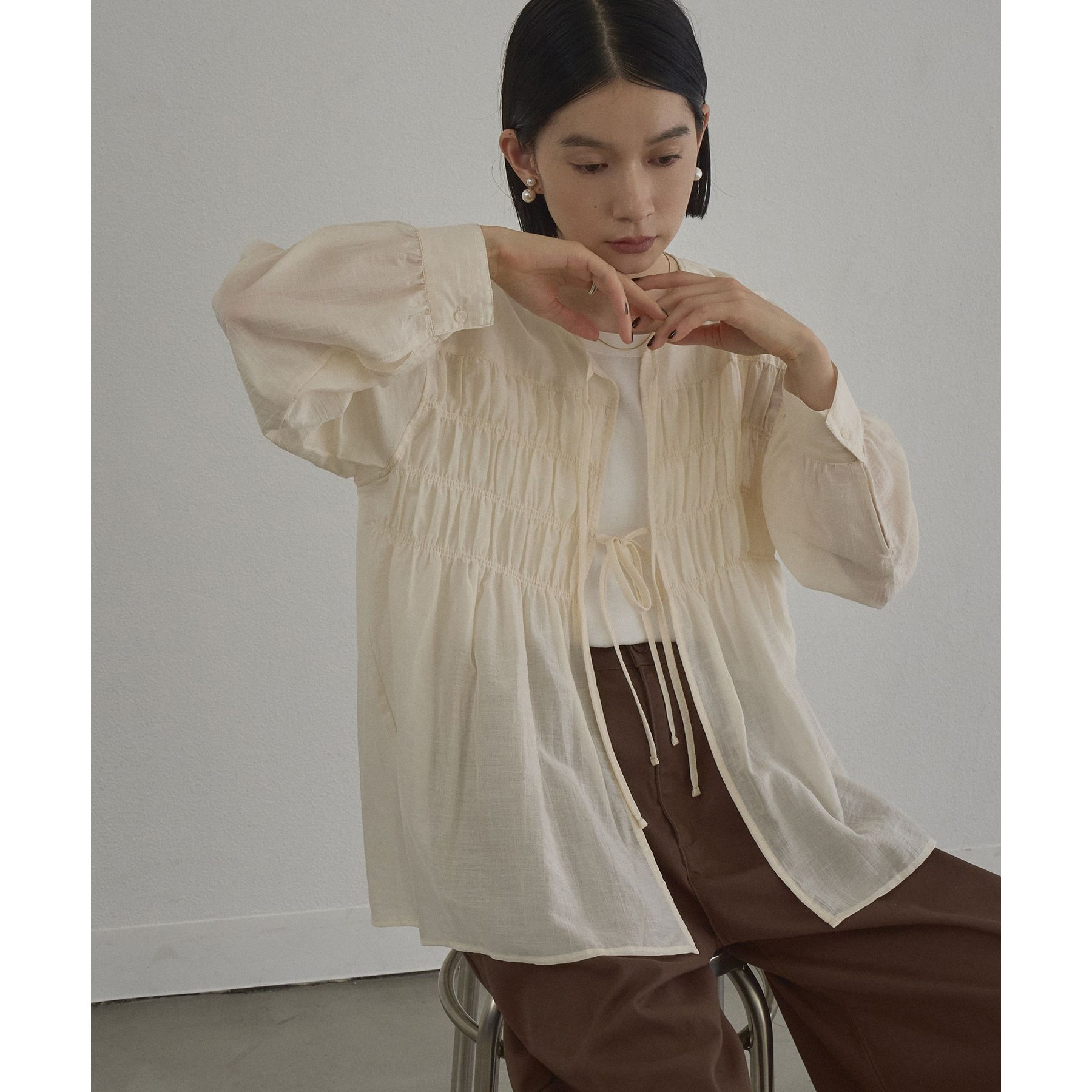 日单早秋甜美衬衫开衫背心套装