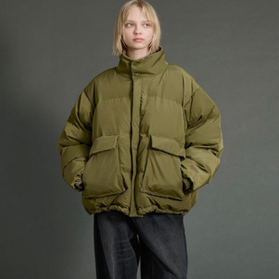 厚实撞色双面可穿口袋抽绳棉衣外套28015 时尚 推荐 日单秋冬新款