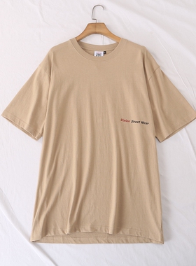 日单品牌LL-6L夏季新款休闲百搭字母印花棉大码短袖T恤26119