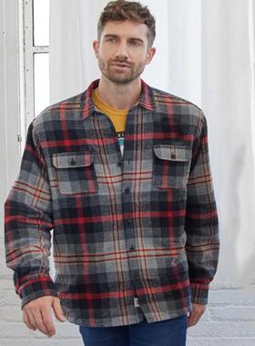 欧美单秋冬季新品大码时尚休闲翻盖口袋夹棉棉厚外套棉衣27338