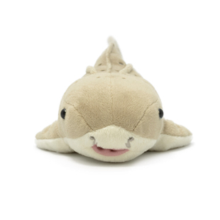 超值好物件！日单海洋动物鲨鱼造型绒面玩具小号22522 金丝绒
