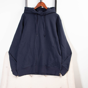 日单品牌秋冬新款 卫衣男女29012 简单休闲百搭连帽系带棉毛圈长袖