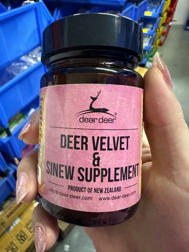 港购 新西兰进口DEAR DEER 全鹿補健鹿茸鹿筋活力保健素100粒裝