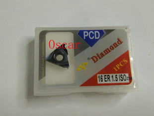 金刚石内外螺纹刀片16ER1.0/1.5/2.0/2.5/3.0/AG55/AG60 PCD宝石