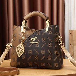 轻奢高级感妈妈包中年女包大容量女士手提包送老婆包包斜挎包大气