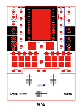 RANE  SEVENTY-TWO 混音台面板贴膜 莱恩72炫彩膜 可个性定制