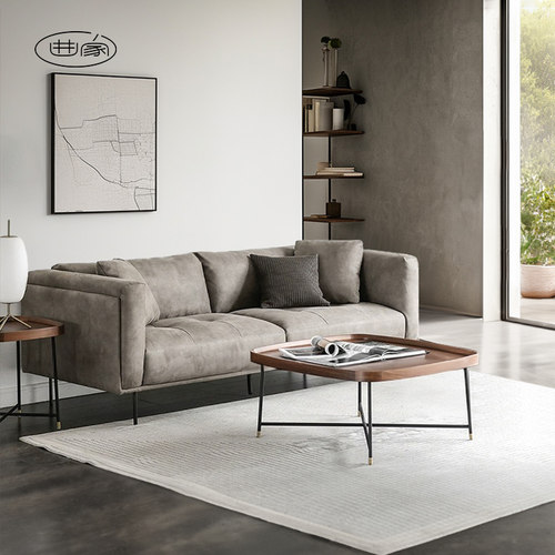 曲家海绵意式极简沙发
