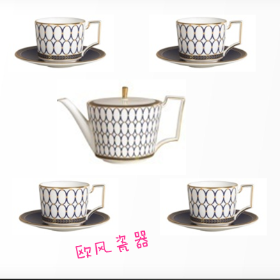 Hardcover gift goods in stock Wedgwood Tea Set Renaissance Gold Powder Lovein the Tableware , Coffee , Coffee set with  category - from Buy2taobao.com to provide professional Taobao agent buy service
