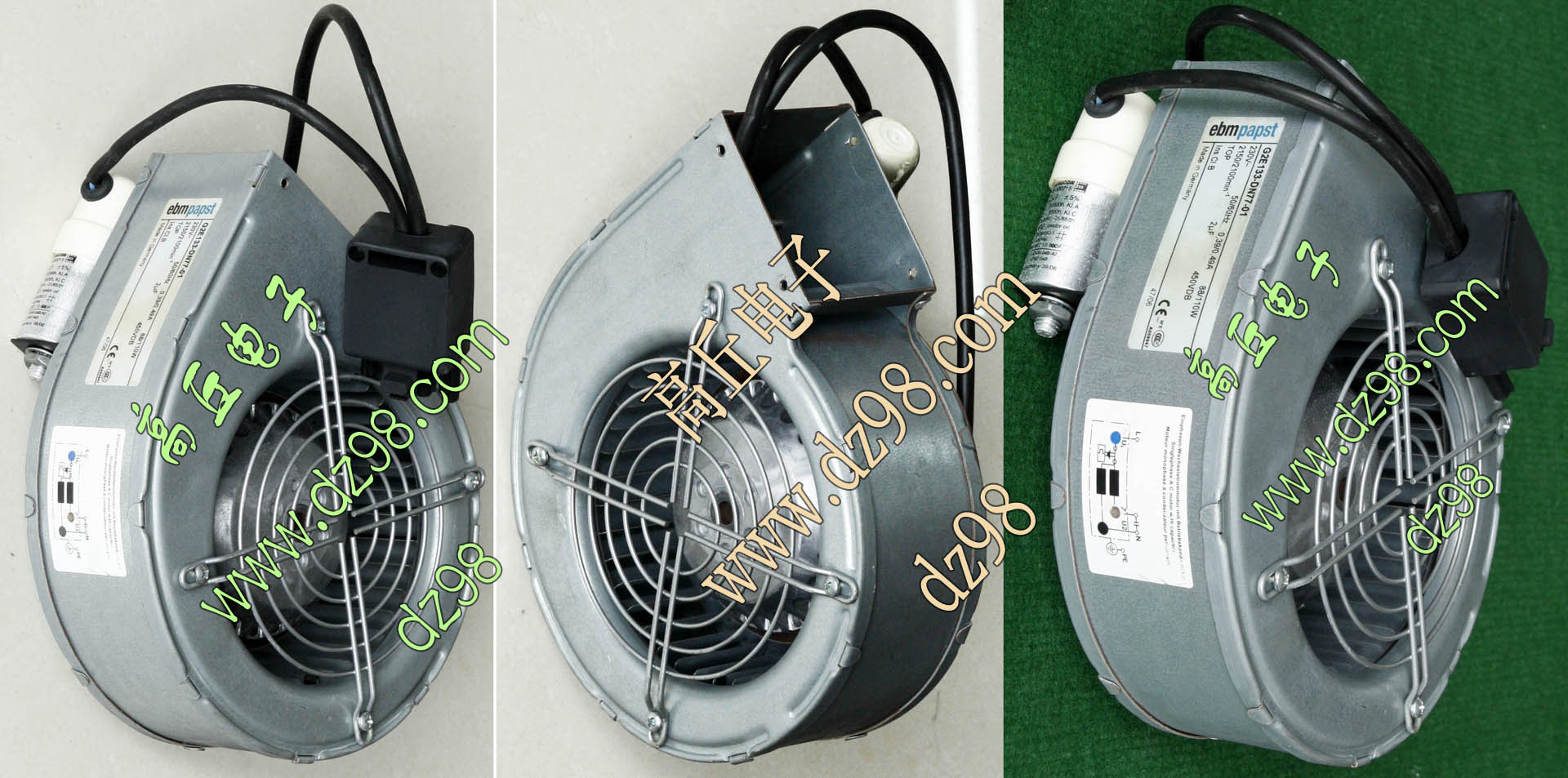 ebmpapst G2E133-DN77 230V 50/60Hz 88/110W风机 成色差 特价