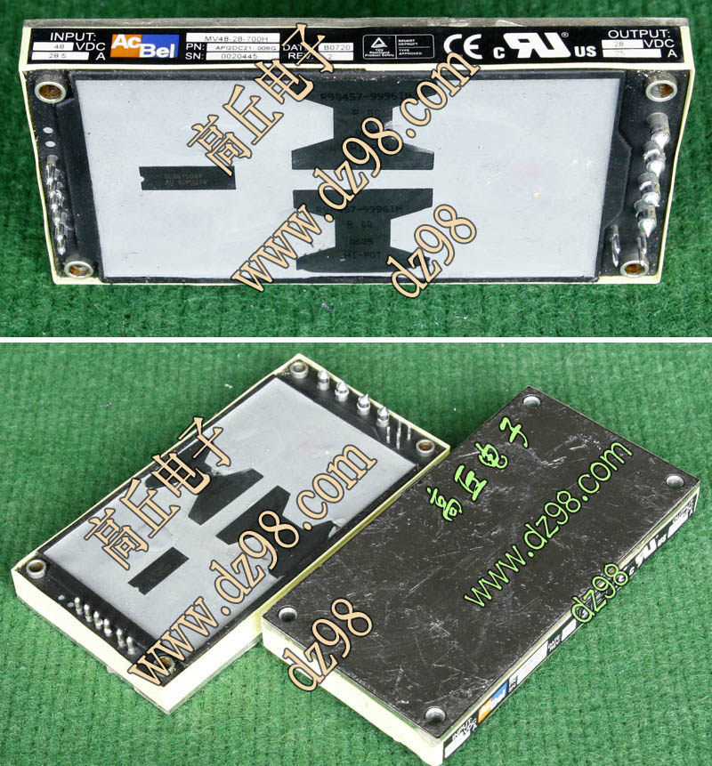 ACBEL MV48-28-700H 输入36V-60V 输出28V 25A 电源模块