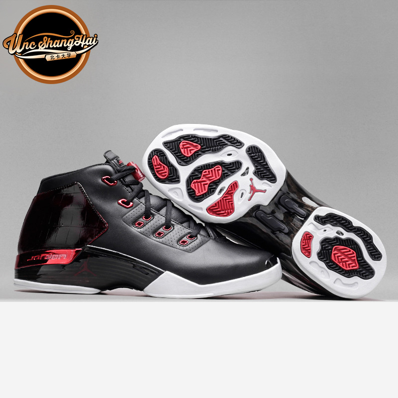 北卡大学 air jordan 17  bred 乔17 aj17  黑红 832816-001