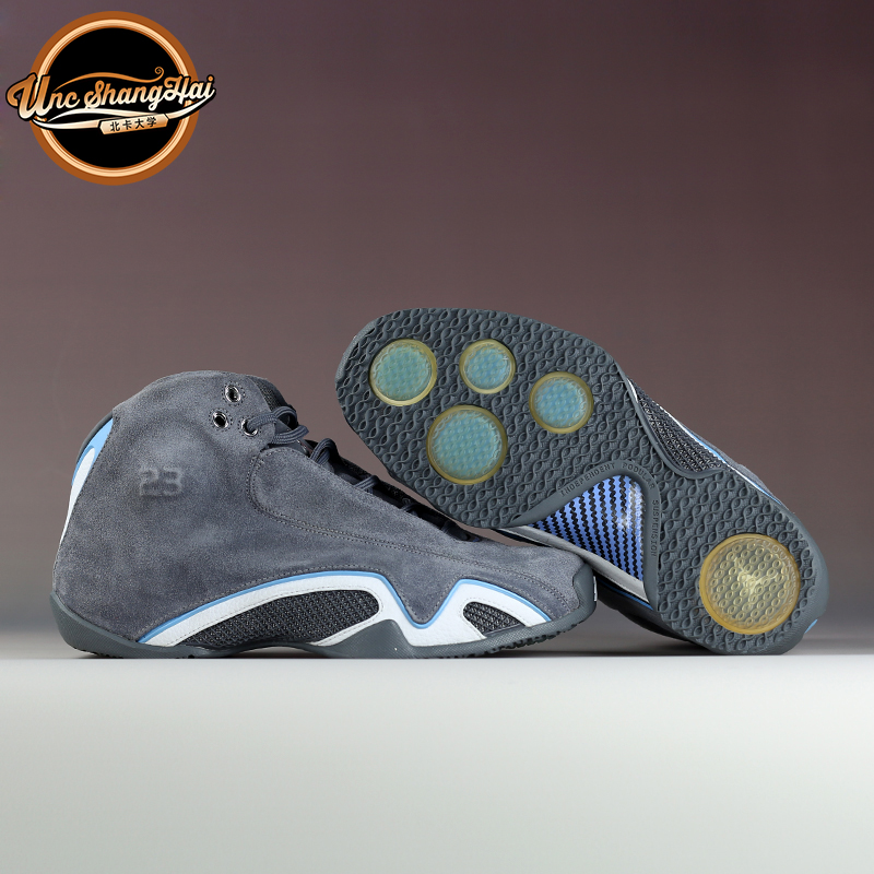 北卡大学 air jordan xxi 21 aj21 灰老鼠 灰北卡 麂皮313495-002
