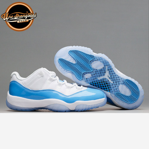 AJ11low北卡蓝篮球鞋
