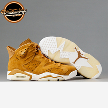 北卡大学 Air Jordan 6 Wheat AJ6 麂皮小麦色   384664-705现货