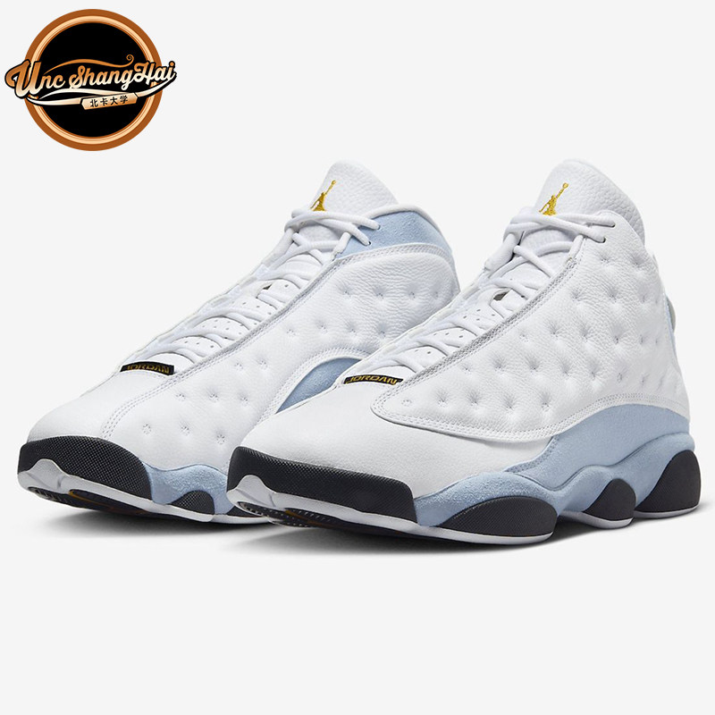 北卡大学 Air Jordan 13 AJ13 蓝灰 高帮 复古篮球鞋 414571-170