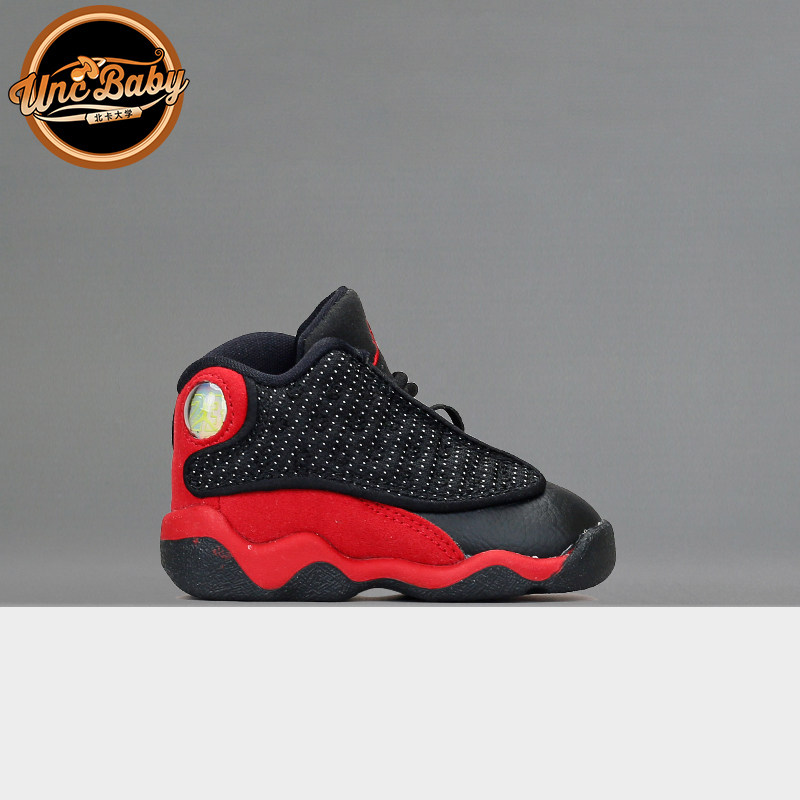 北卡大学 Air Jordan 13 AJ13季后赛 黑红 童鞋414581-414575-004
