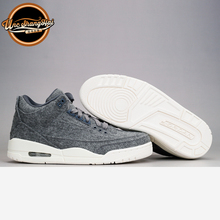 北卡大学 Air Jordan 3 Wool AJ3羊毛 深灰 861427-854263-004