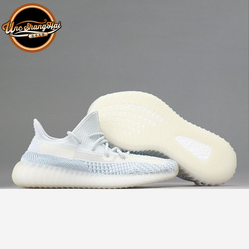 YEEZY350V2新冰蓝侧透椰子