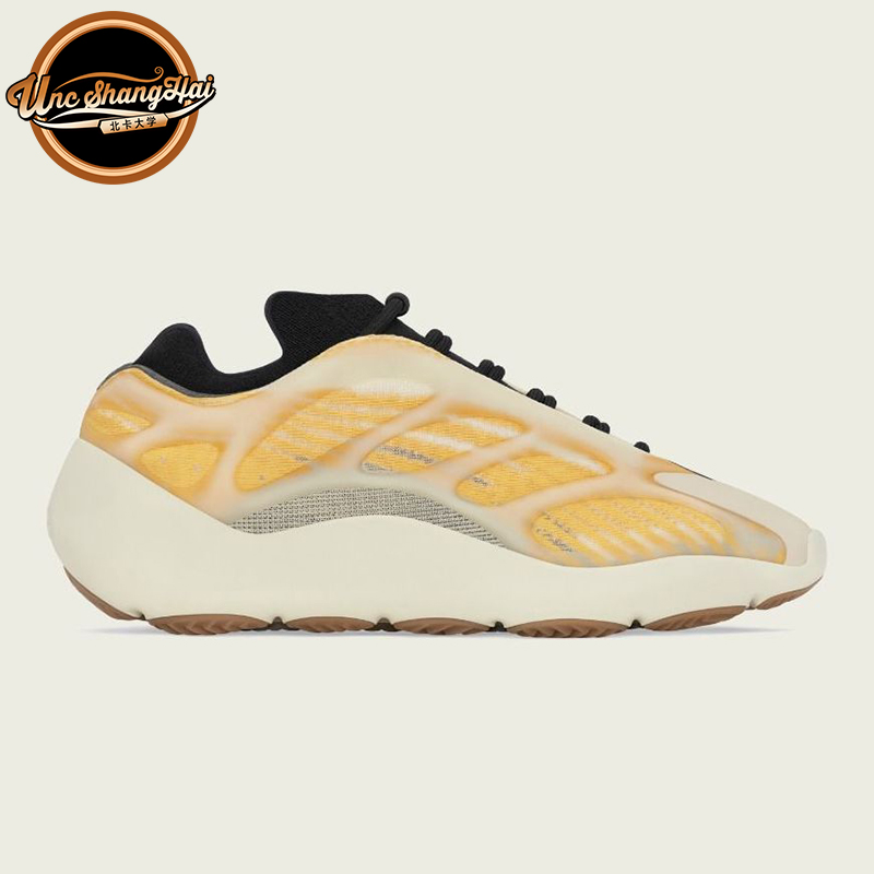 700V3白黄红花夜光椰子跑步鞋