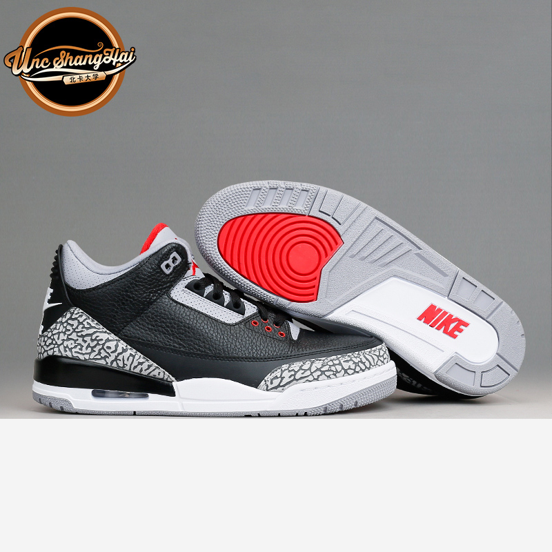 JORDAN3OGRetro黑水泥篮球鞋