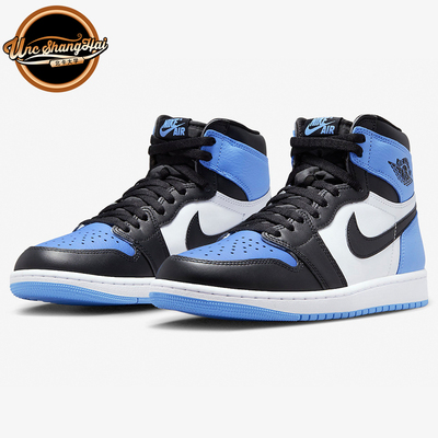 AJ1北卡蓝蓝白高帮篮球鞋