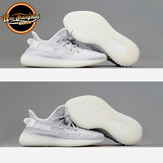 北卡大学Adidas Yeezy 350V2 椰子 天使 镂空满天星EF2905 EF2367