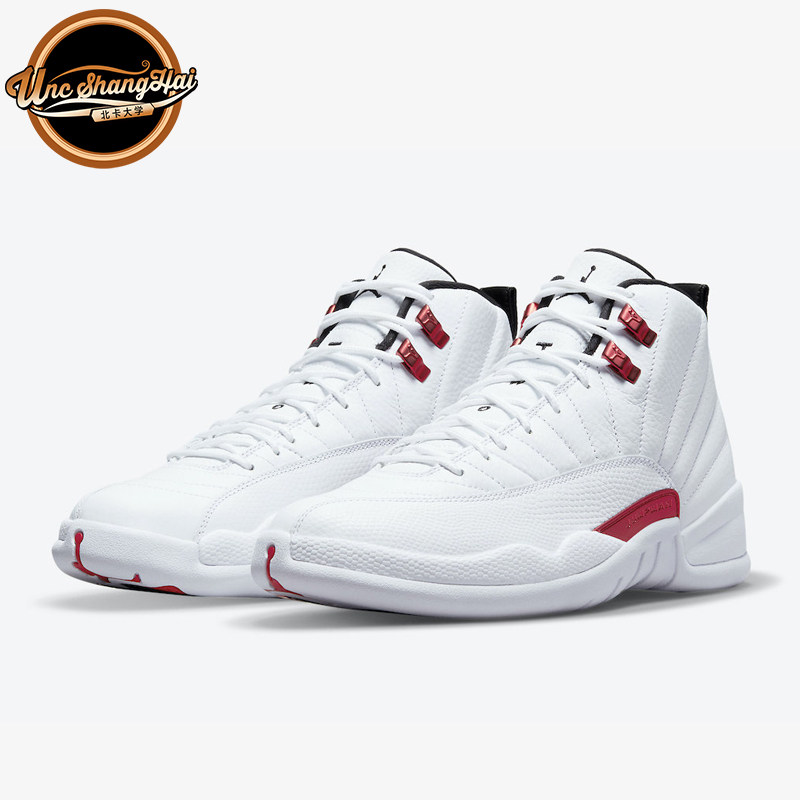 北卡大学 Air Jordan12 AJ12 白红 芝加哥 运动篮球鞋 CT8013-106