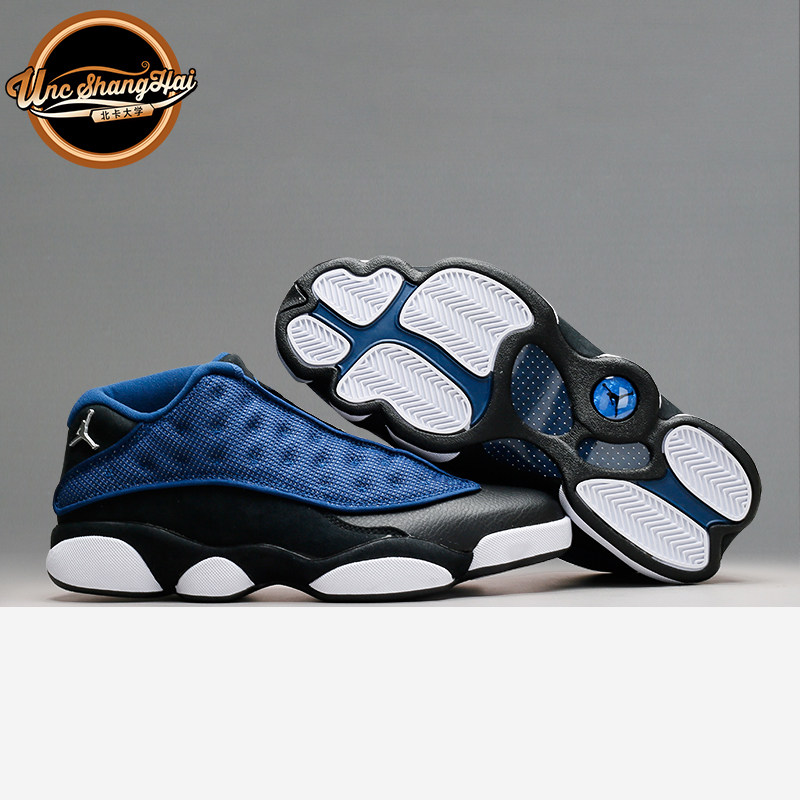 北卡大学 air jordan 13 aj13 low 黑蓝 海军蓝 310810-407