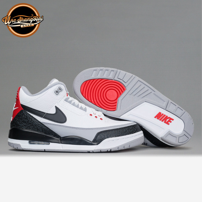 北卡大学 Air Jordan 3 Tinker NRG AJ3手稿白水泥钩子AQ3835-160