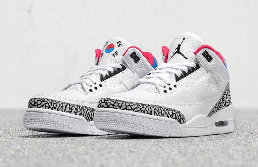 北卡 air jordan 3 retro seoul aj3 韩国 首尔 篮球鞋av8370-100