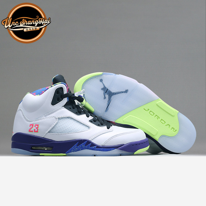 北卡大学 Air Jordan 5 AJ5 反转 白紫 鸳鸯 DB3335-100