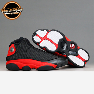 后赛 Jordan 北卡大学 季 Bred AJ13 黑红乔13 Air 反光414571 004