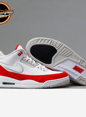 北卡大学 Air Jordan 3 Tinker AJ3白红手稿换钩篮球鞋CJ0939-100