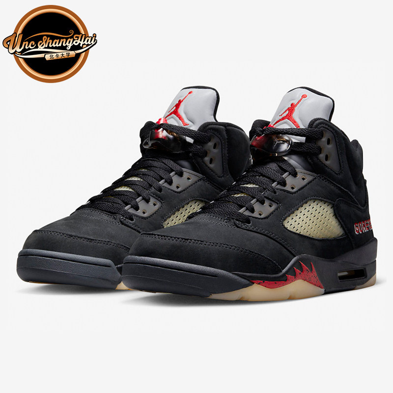 北卡大学Air Jordan 5 Gore-Tex AJ5 黑红 防水 篮球鞋DR0092-001