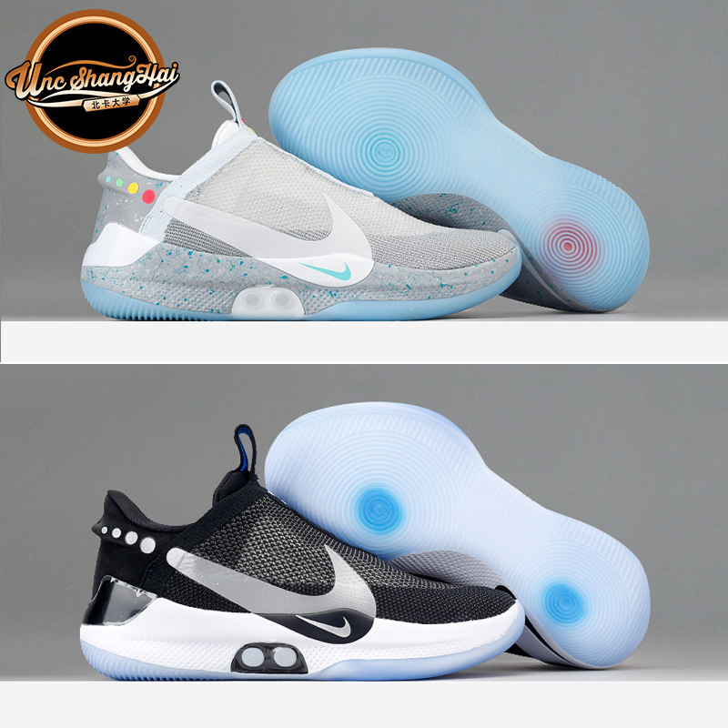 北卡大学 nike adapt bb 无线充电 自动系鞋带 篮球鞋 cj5000-001