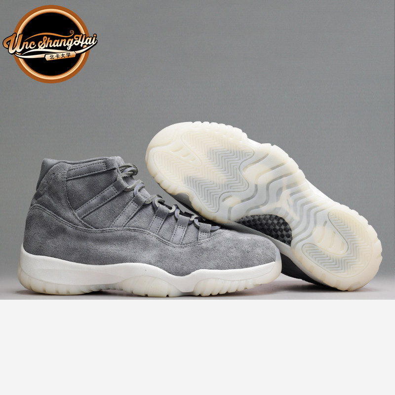 北卡大学 Air Jordan 11 Grey Suede AJ11  灰麂皮 914433-003