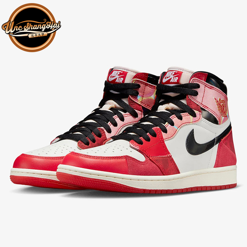 AJ1蜘蛛侠2.0红黑复古篮球鞋