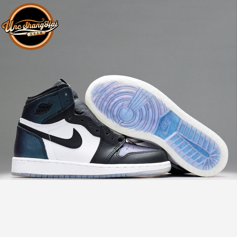 北卡大学 air jordan 1 as bg og aj1 变色龙 907959-907958-015