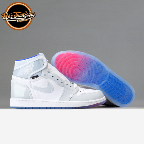 JORDAN白灰蓝AJ1小Dior篮球鞋