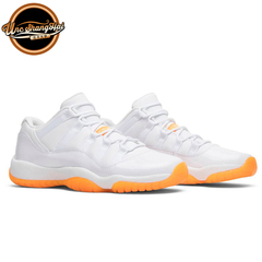 北卡大学Air Jordan 11 Low AJ11柑橘低帮白橘2021年款AH7860-139