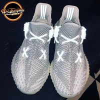 Air Jordan 1, кроссовки, шнурки, светоотражающий аксессуар подходит для мужчин и женщин, делается под заказ