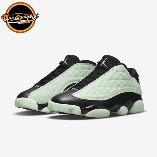 AJ13光棍节黑绿夜光篮球鞋