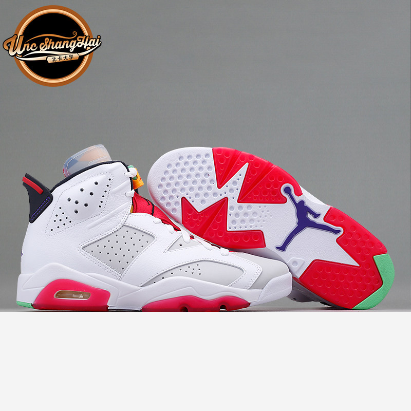 北卡大学 air jordan 6 hare aj6 兔八哥 白红彩蛋 ct8529-062