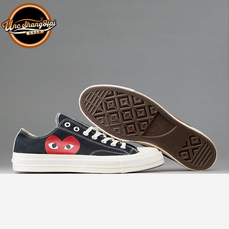 北卡大学 converse x cdg 匡威联名川久保玲 帆布板鞋 150206c