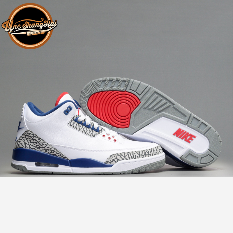 北卡大学 Air Jordan 3 True Blue AJ3 乔3 真蓝 白蓝 854262-106 运动鞋new 篮球鞋 原图主图