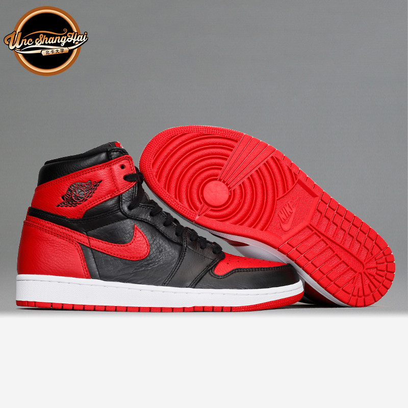 北卡大学 Air Jordan 1 OG AJ1   阴阳鸳鸯 861428-061现货