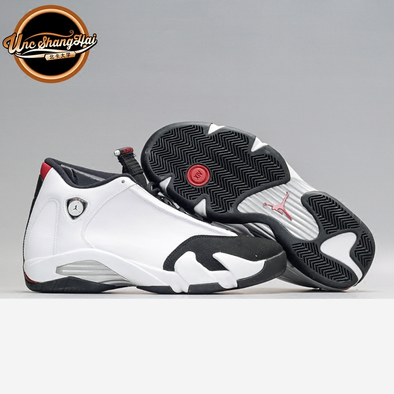 北卡大学 Air Jordan 14 Black Toe AJ14 黑白 熊猫 487471-102 运动鞋new 篮球鞋 原图主图